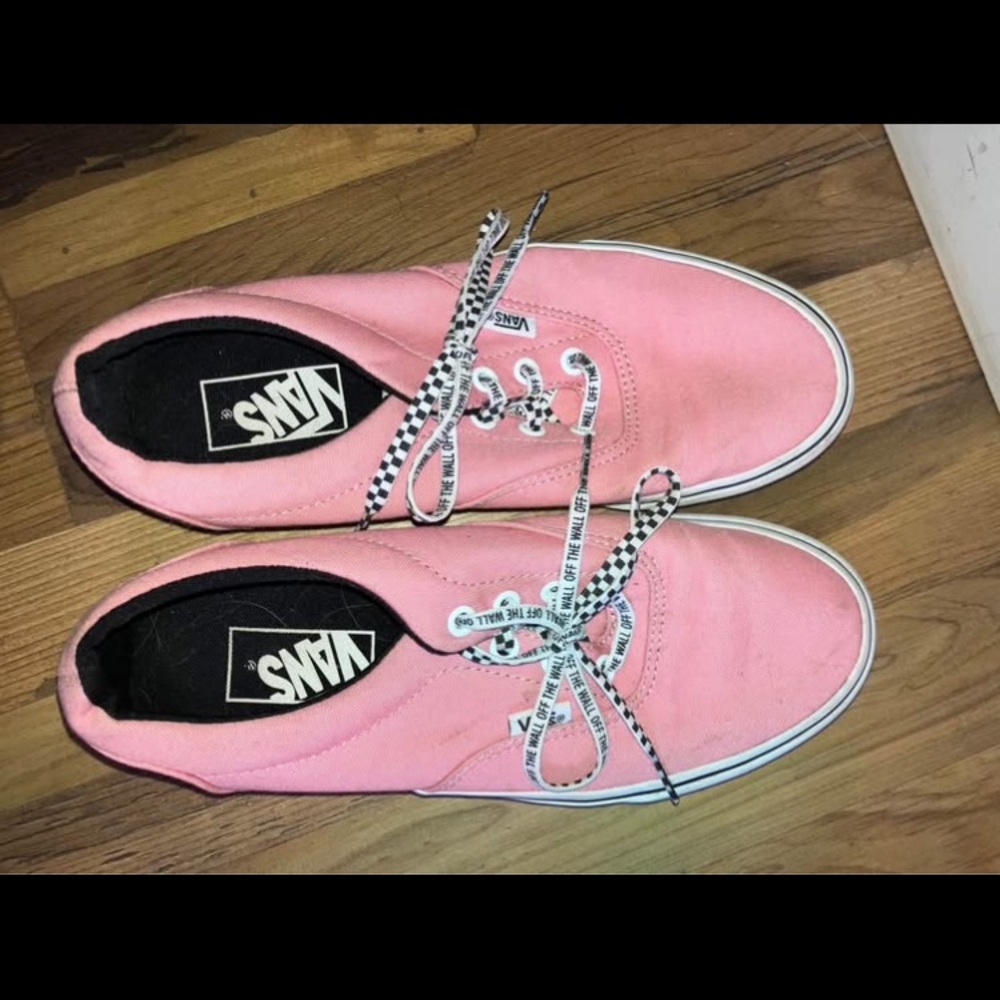 Vans Pink Canvas Women's Sneakers - Picture 2 of 2